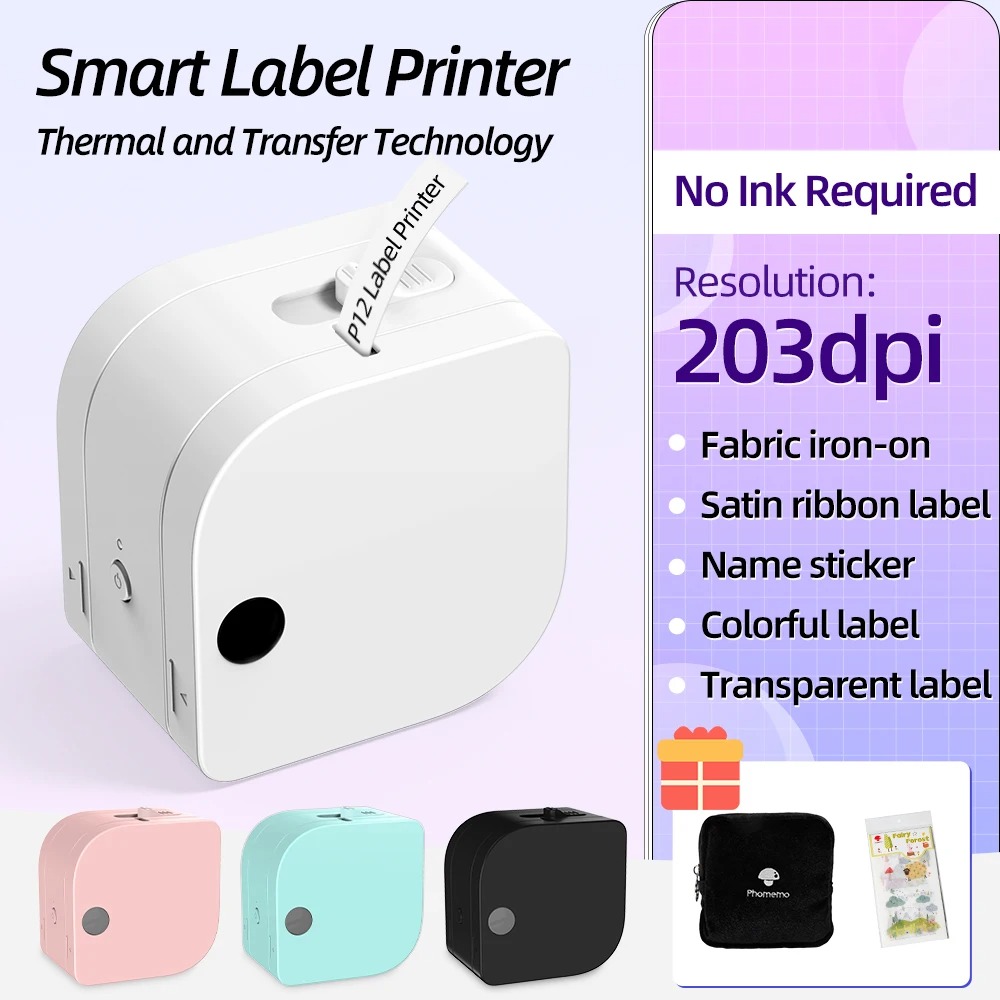Sticker Label Template - Mini etichettatrice P12 con nastro Stampante