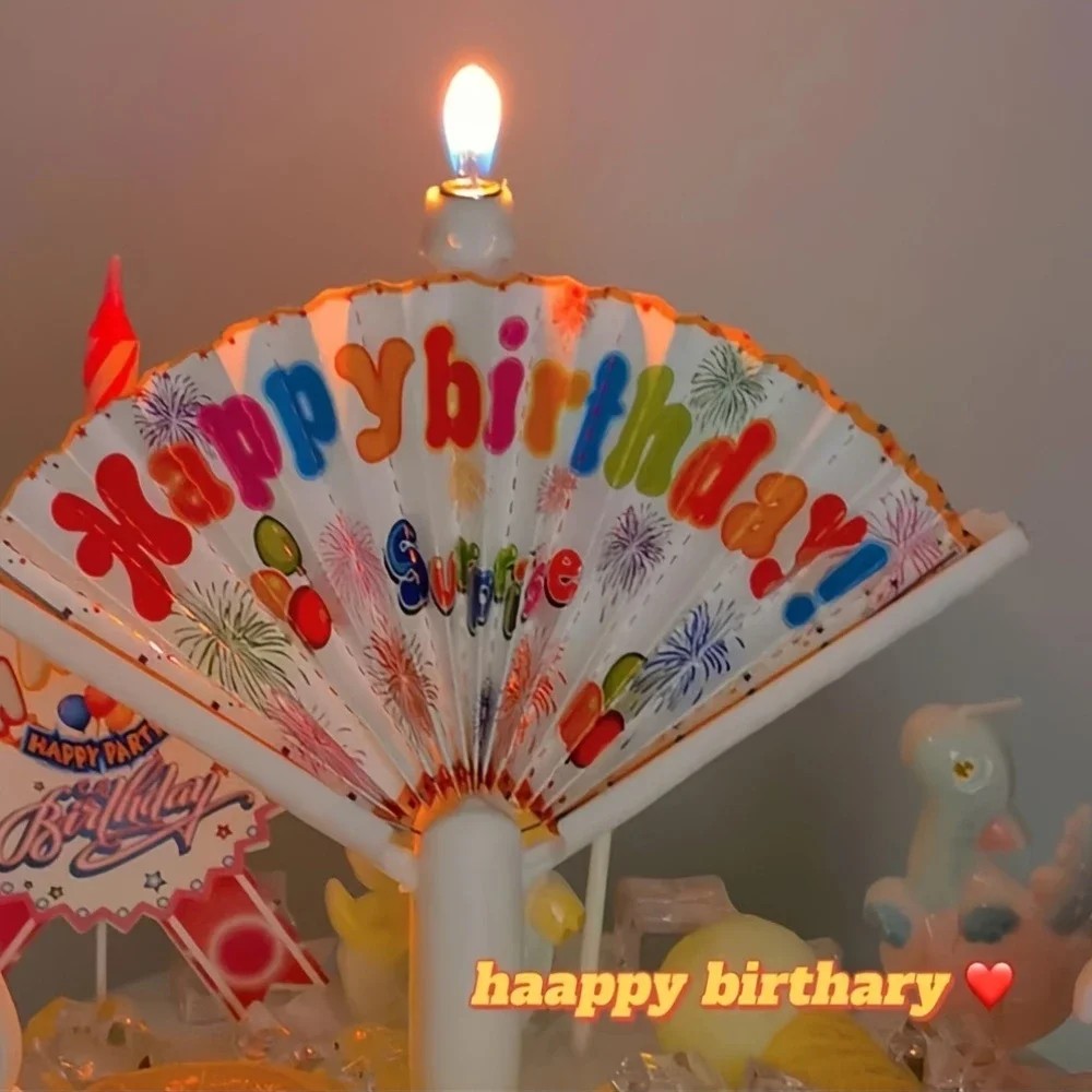 Candle Surprise - nuova candela a ventaglio multicolore vibrante