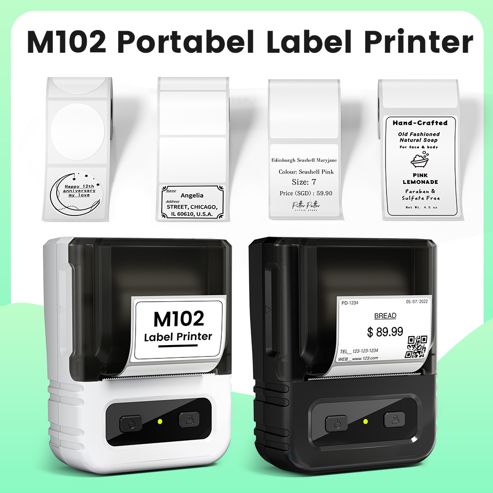 Sticker Label Template - Mini stampante per etichette 20-50mm Spedizione