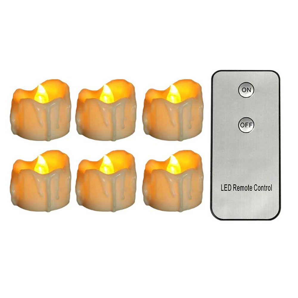 Candle Surprise - 3/6/12 pezzi piccole candele LED senza