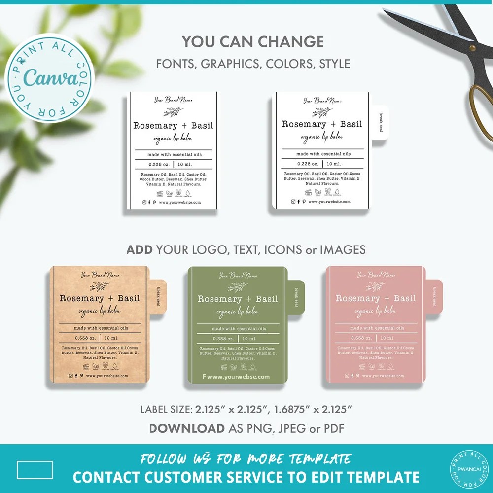 Modello di etichetta minimalis - Sticker Label Template recensione e prezzo