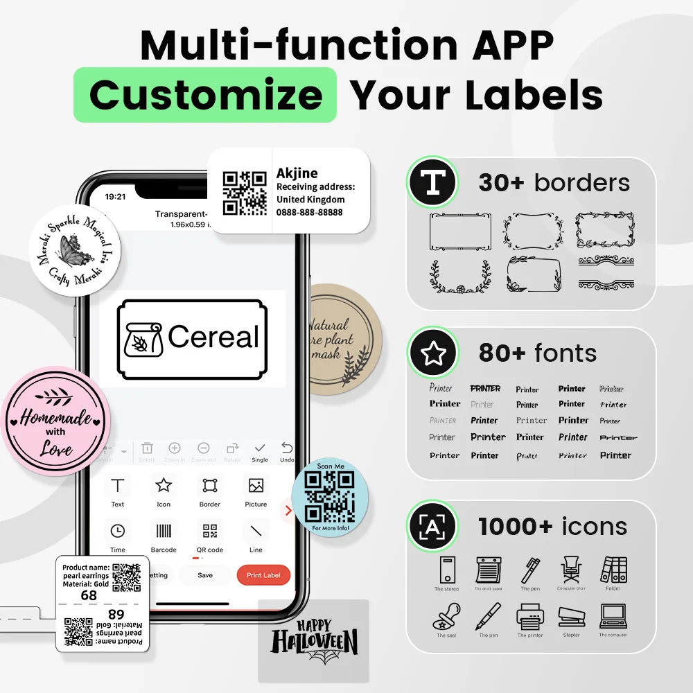 Stampante per etichette Blueto - Sticker Label Template recensione e prezzo