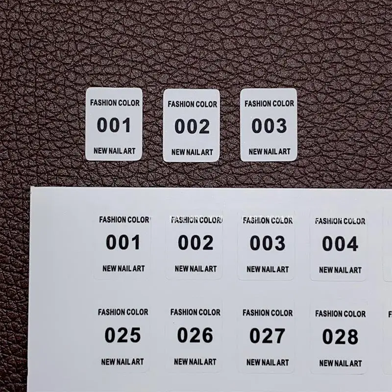 NO.1-240 Smalto per unghie Num - Sticker Label Template recensione e prezzo